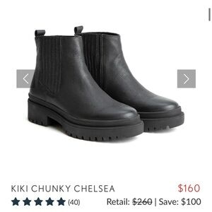 Portland Leather “Patina” Chunky Chelsea Boots